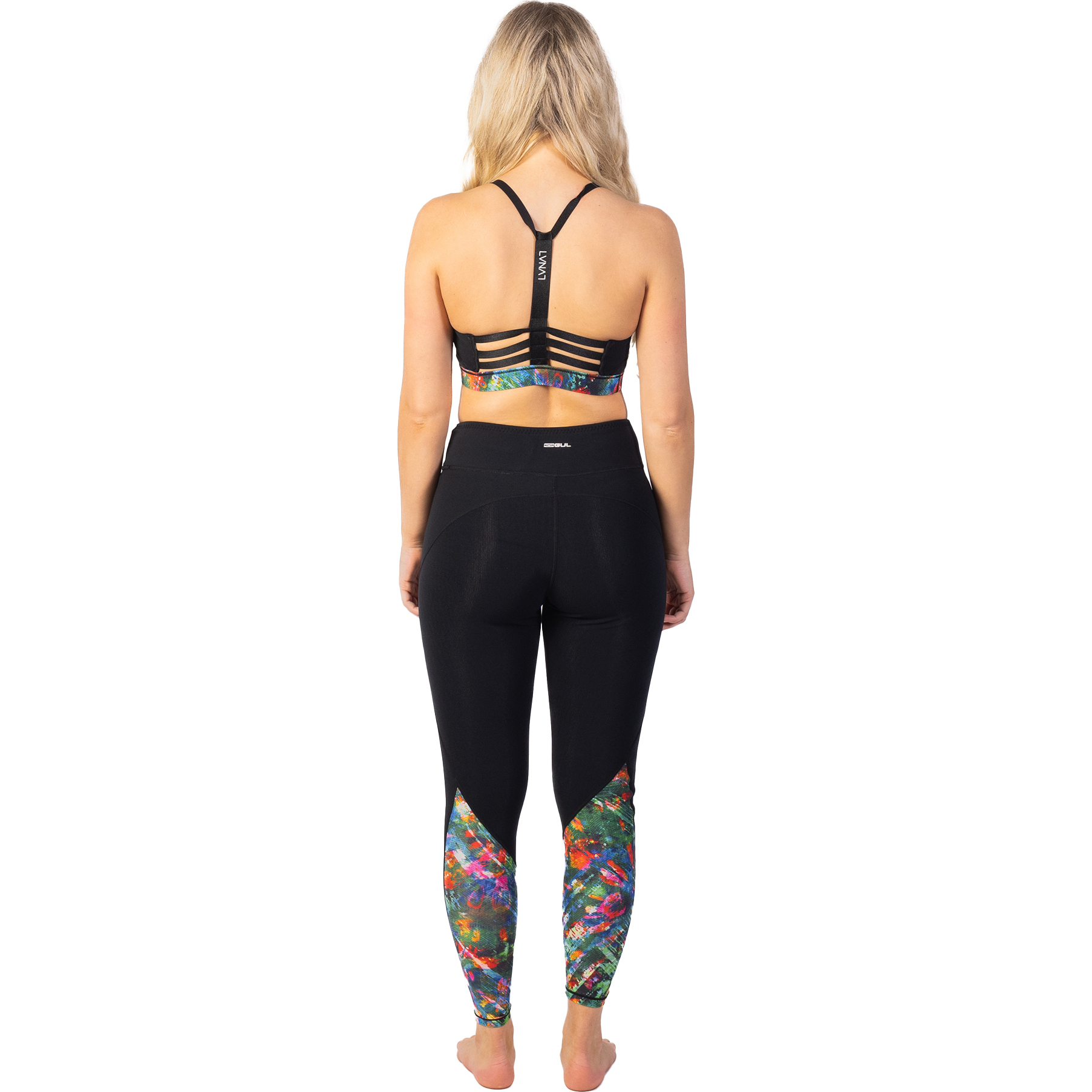 2025 Gul Womens Luna7 SUP Leggings LA8301-C1 - Black / Jungle